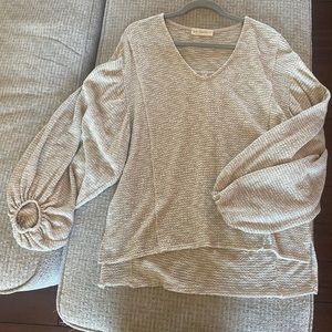 By Together brand beige knit top size L